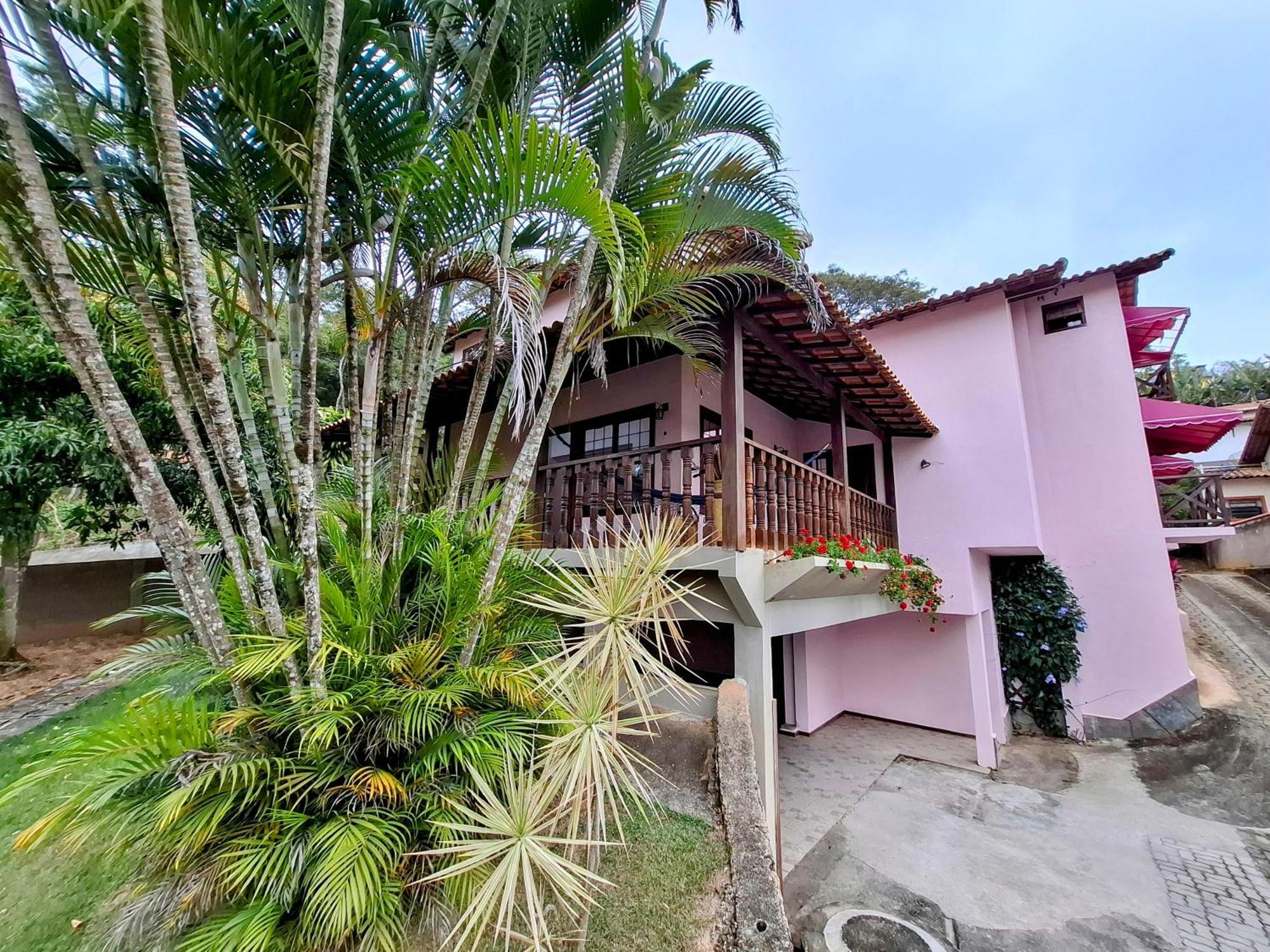Casa Rosada Seu Refugio Na Serra Miguel Pereira Exterior photo